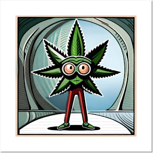 Cannabis boy Posters and Art